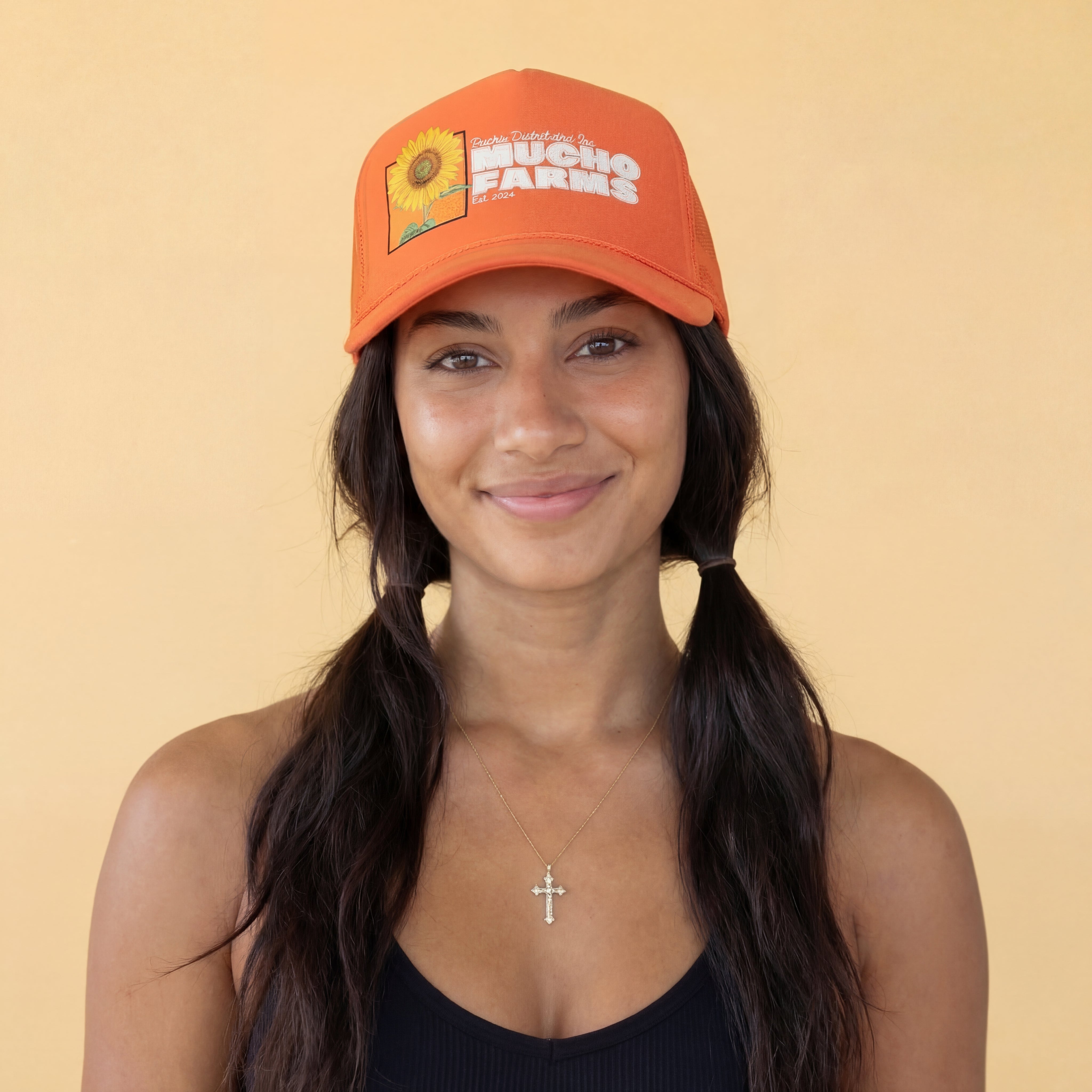 Exclusive Embroidered Farm Trucker Hat - Mucho